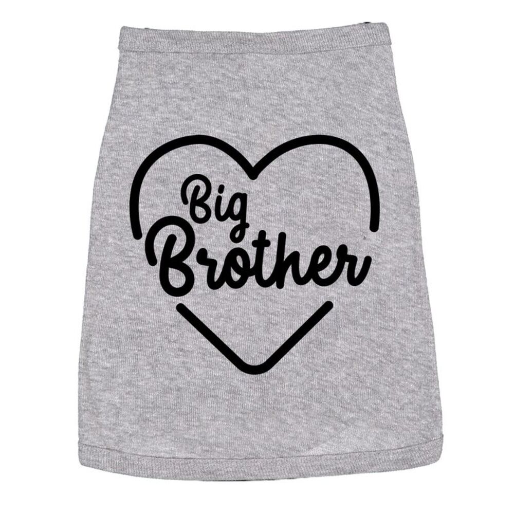Dog Shirt Big Brother Cute Clothes for Family Pet